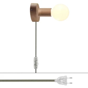 Creative Lámpara De Madera Spostaluce Rd72 Con Enchufe Bipolar Neutral One Size