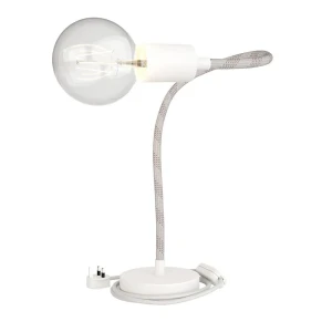 Creative Lámpara De Mesa Articulada Flex Table Con Luz Difusa Y Enchufe Inglés Matte White One Size