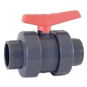 Cepex Robinet à Bille Standard 02476 Ø75 Femelle Raccord à Solvant Joints Toriques En Epdm Avec Point Noir