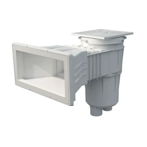 Astralpool Skimmer 11311 Estándar De Boca Ancha Con Tapa Cuadrada Para Piscinas De Liner 17.5l White One Size