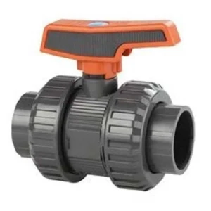 Cepex 37050 Válvulas De Bola Pvc-u Ø1 1/4 Serie Estándar Ptfe Epdm Rosca Hembra Bsp Punto Negro Grey One Size