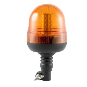 Jbm Baliza Giratoria Led Base Flexible 240x128 Mm 12-24v Black / Green One Size