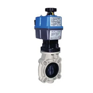 Cepex Vanne Papillon Pvc-u 30273 Ø90 Joints Toriques Industriels Epdm Actionnement électrique Ca/cc 24-240v