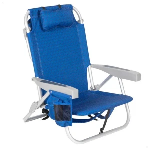 Aktive 62353 Xxl Chaise Pliante Basse Multi-positions 57x53x78 Cm
