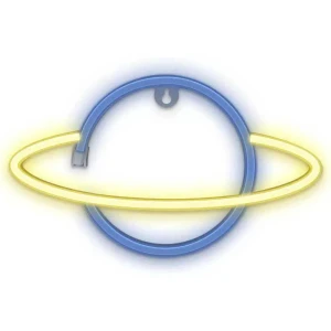 Forever Lumière Led Décorative Light Saturn Yellow / Blue One Size unisex