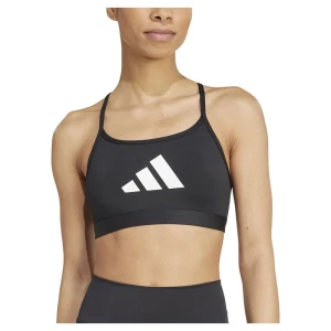 Adidas Soutien-gorge De Sport Aeroreact Big Logo Graphic Black L