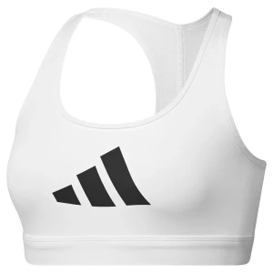 Adidas Soutien-gorge De Sport Powerreact Big Logo Graphic White S