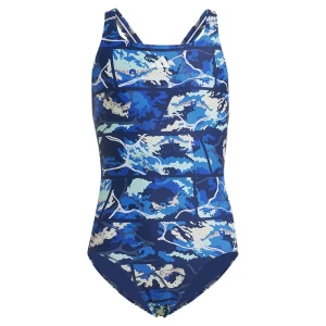 Adidas Traje De Baño Wave Aop Dark Blue 5-6 Años