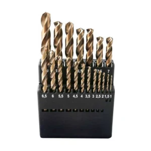 Stein Juego De Brocas De Cobalto Din 338 1-10 Mm 19 Unidades Grey One Size