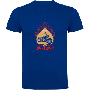 Kruskis Camiseta De Manga Corta Rod Roll Royal Blue 2XL