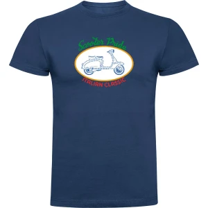 Kruskis Camiseta De Manga Corta Scooter Pride Denim Blue XL