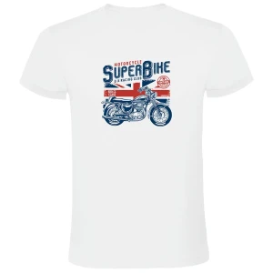 Kruskis Camiseta De Manga Corta Super Bike White L