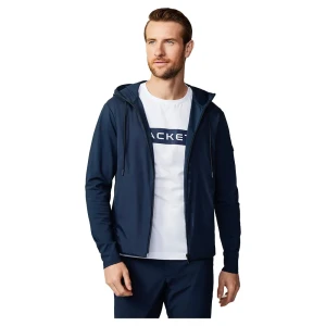 Hackett Sweat-shirt à Zip Hm581270 Navy S Homme