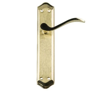 Handlock Juego De Placas De Manija Zamak Gold Matte One Size