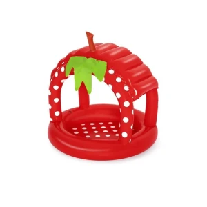 Bestway Piscine Gonflable En Forme De Fraise Avec Parasol