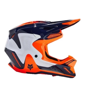 Fox Casco Off-road V3 Revise Navy / Orange 2XL