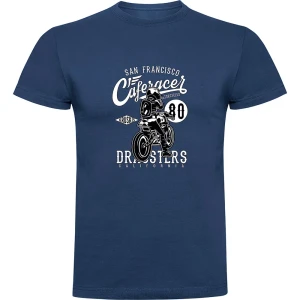 Kruskis Camiseta De Manga Corta Dragsters Denim Blue L
