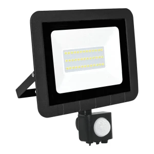 Matel Projecteur Led Avec Capteur 30w Black One Size