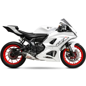 Yoshimura Usa Sistema De Escape Completo No Homologado Race Series At2 Works Finish Yamaha Mt-07 18-23/yzf R7 22-24 Black / Silver Not Homologated