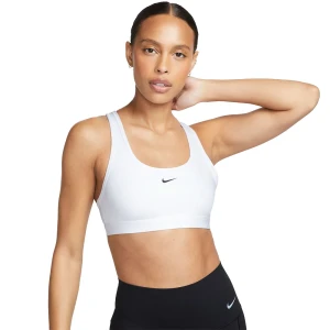 Nike Soutien-gorge De Sport à Faible Impact Swoosh White M
