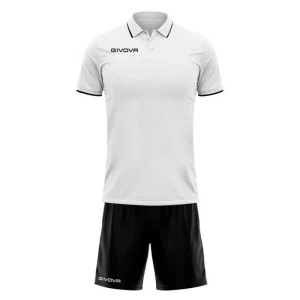 Givova Ensemble à Manches Courtes Street White / Black 5 Années Garçon,Fille