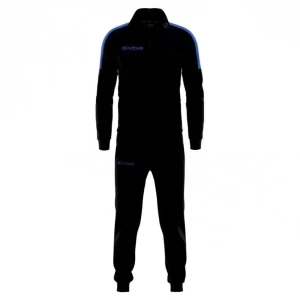 Givova Survêtement Revolution Black / Light Blue 10-12 Années Garçon,Fille