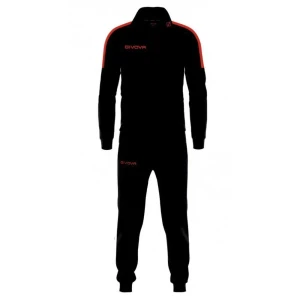 Givova Survêtement Revolution Black / Red 4 Années Garçon,Fille