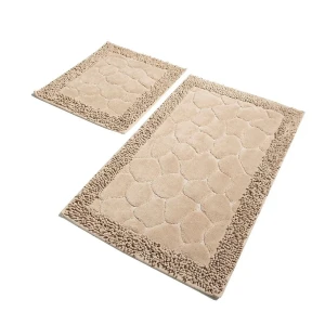 Wellhome Juego De Alfombras De Baño 2 Piezas Brown Light One Size
