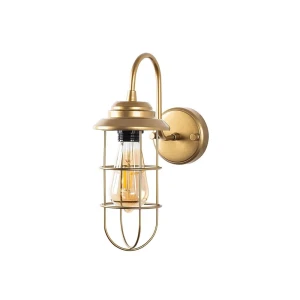 Wellhome Applique Murale E27 12x25x32 Cm 40w Gold One Size