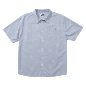 Salty Crew Chemise à Manches Courtes Good Vibes Woven Blue Fog 2XL Homme