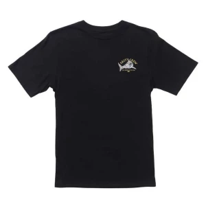 Salty Crew T-shirt à Manches Courtes Lurking Black L Garçon,Fille