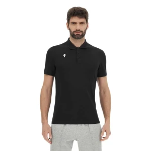 Macron Polo à Manches Courtes Lindos Black XL