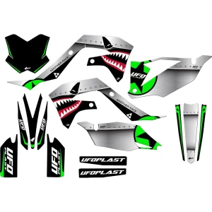 Ufo Pegatinas General Kawasaki Black One Size