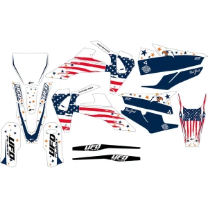 Ufo Pegatinas Patriot Husqvarna White One Size