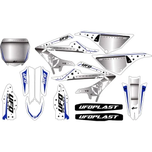 Ufo Pegatinas Stardust Yamaha Yz 250 22-23 White One Size
