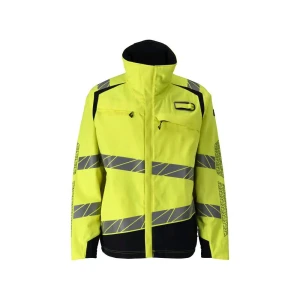 Mascot Chaqueta Accelerate Multisafe High Visibility Yellow / Dark Navy Blue 2XL