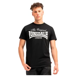 Lonsdale T-shirt à Manches Courtes Colsbrooke Black / White M