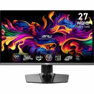 MSI Écran Gaming Mpg 271qrx Qd-oled 27´´ Wqhd Oled 360hz Black One Size unisex