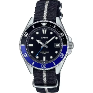 Casio Montre Mdv-10c-1a2 Silver Grey One Size Homme