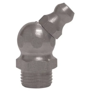Umeta Niples De Engrase Hidráulico 45º (r.1/4-19bsp X L.25 X 11 ) 25 Unidades Grey One Size