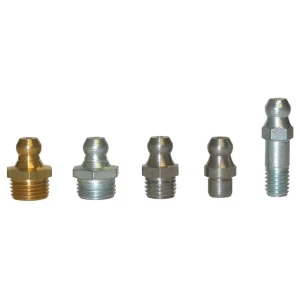 Umeta Nipples De Graisse Hydraulique Droite (r.1/4-28 Sae X L.15 X 7) 25 Unités Grey One Size