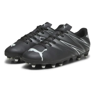Puma Chaussures De Football Junior Attacanto Fg/ag Black / Silver EU 34 1/2 Garçon,Fille