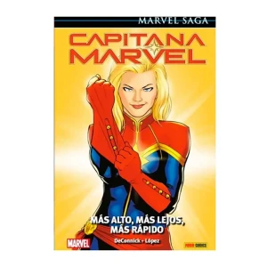 Panini Bande Dessinée Marvel Saga Capitana 4. Más Alto. Más Lejos. Más Rápido Español Multicolor One Size unisex