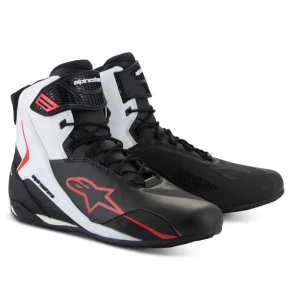 Alpinestars Zapatillas De Moto Faster-4 Black / White / Red EU 44