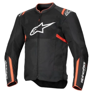 Alpinestars Chaqueta Deportiva T-sps Air V2 Black / Red Fluo XL