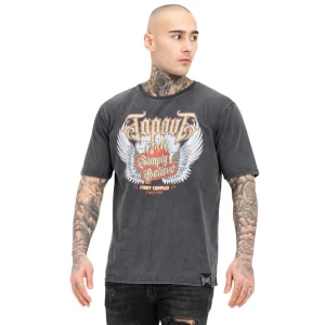 Tapout T-shirt à Manches Courtes Dellano Washed Grey 3XL