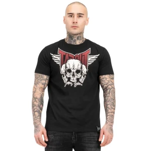 Tapout T-shirt à Manches Courtes Hamlines Black / Red / Ecru M