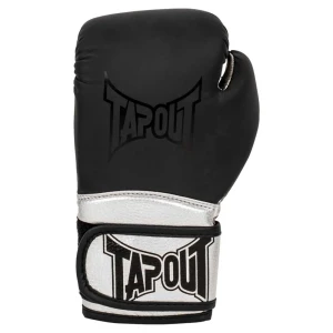 Tapout Gants De Boxe En Cuir Synthétique Junior Plata Black / Silver 04 oz