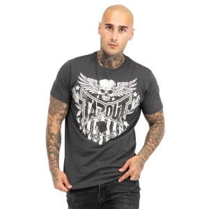 Tapout T-shirt à Manches Courtes Westlake Anthracite / Off-White S