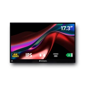 Verbatim Écran Pmt-17-4k 17.3´´ 4k Ips Led 75hz Black One Size unisex